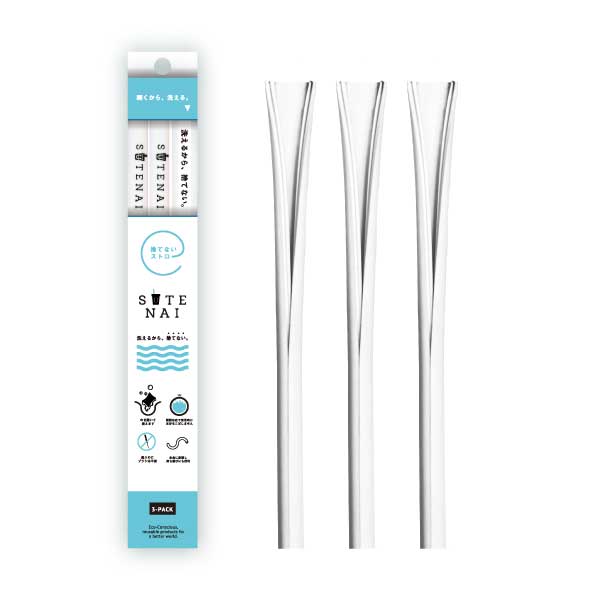 SUTENAIシリコンストロー<WHITE>